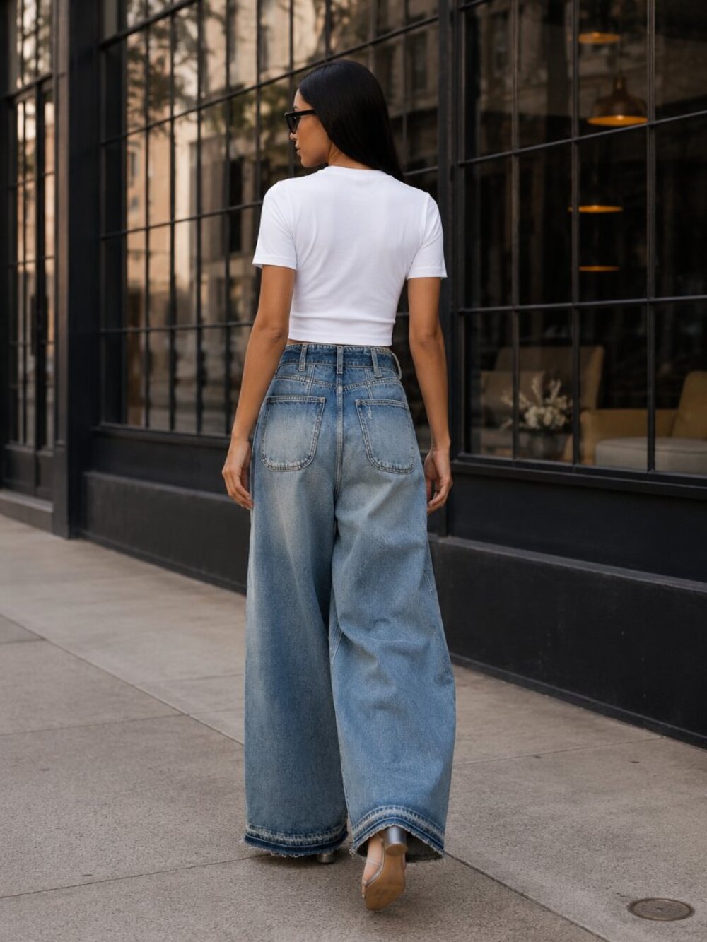 Scotch & Soda The Wave Wide Leg Jeans Size 29/30 - Picture 2 of 10